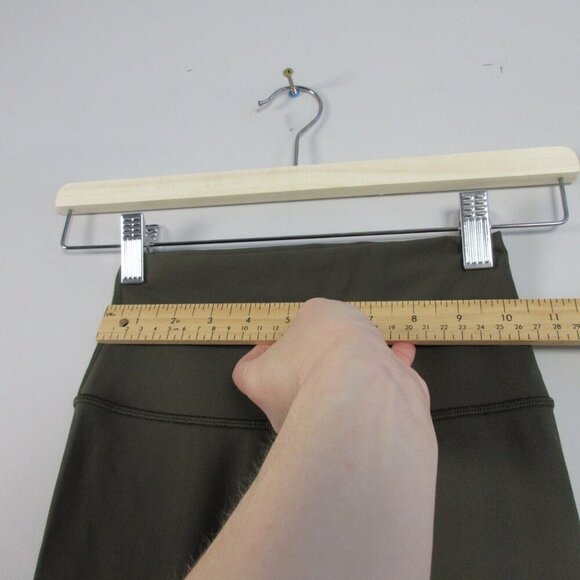 Lululemon Wunder Under Crop Women' Leggings 2 Green High Rise Luxtreme Yoga 130 - Picture 8 of 11